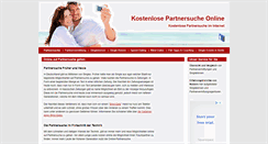 Desktop Screenshot of kostenlose-partnersuche-online.de